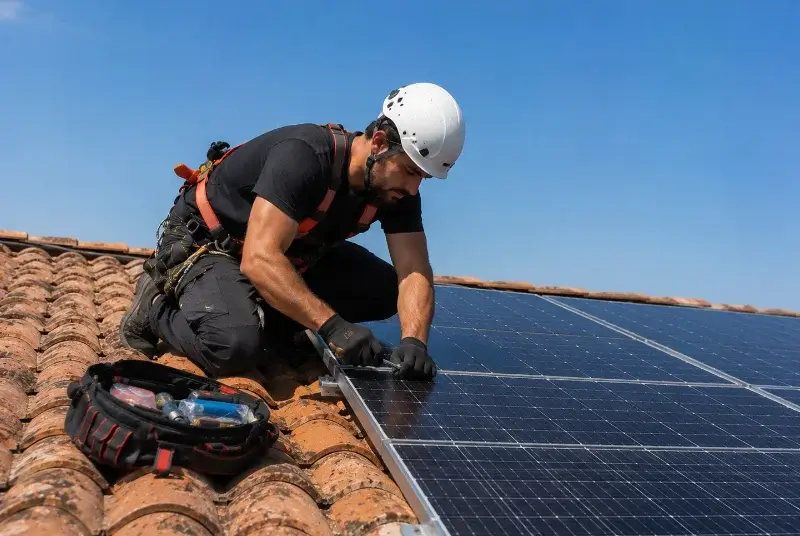 Maintenance et monitoring de panneaux solaires à Pugnac